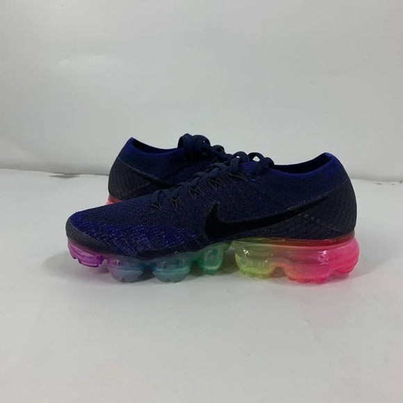 Nike Women's Air Vapormax Be true Lace Up 2017 Rainbow 883274-400 Size 7 NWB - Picture 6 of 16